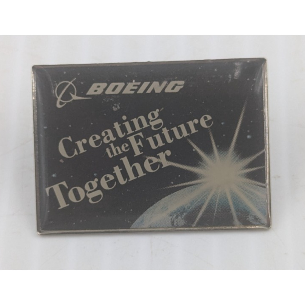 Boeing Lapel Pin Creating the Future Together American Aerospace